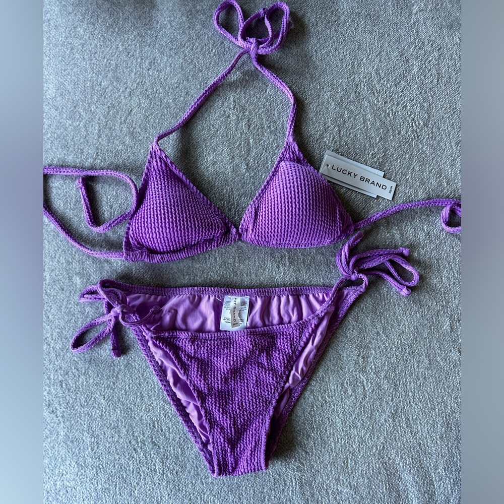 Lucky Brand swim purple bikini